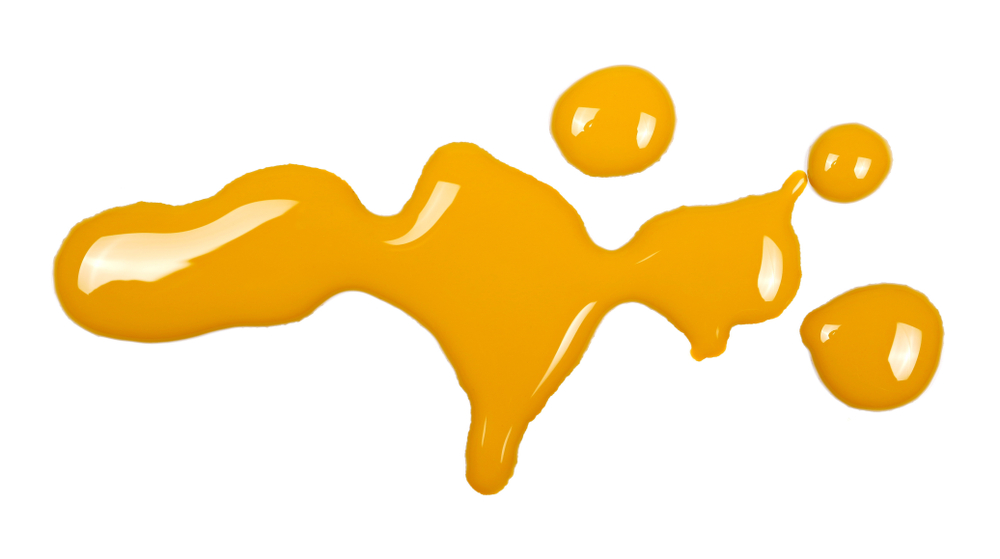 Spilled,Light,Brown,Watercolor,Isolated,On,White,Background,,Top,View