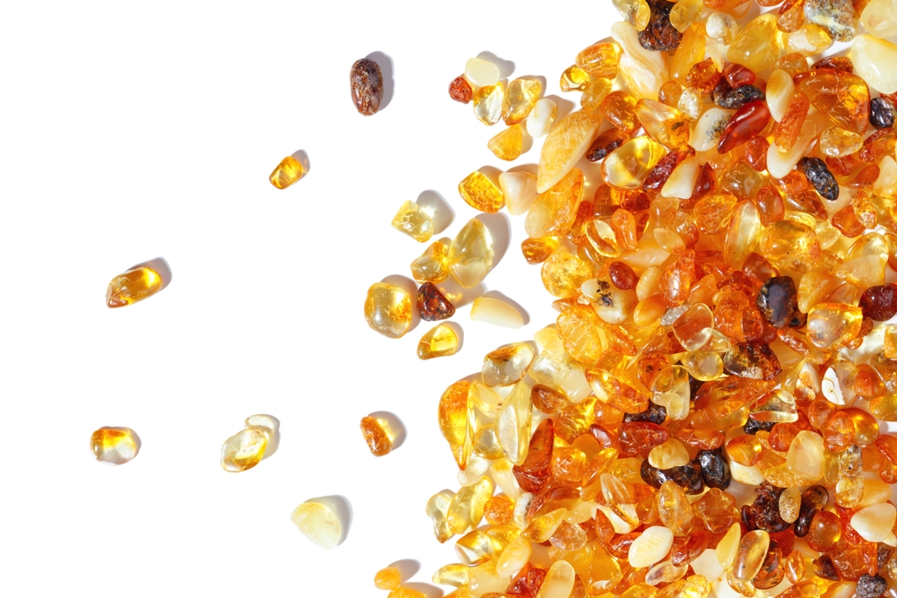 Natural,Gemstone,Amber,Texture,Background,,Small,Stones,Yellow,Orange,Color