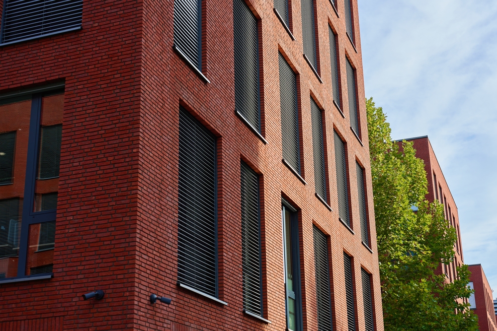 facade made of bricks