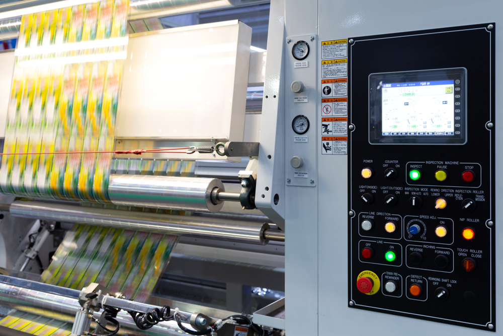 New,Innovative,Technology,Of,Automatic,Label,Printing,Machine,With,The