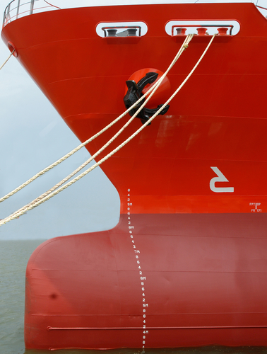 A,Bow,Of,A,Vessel,From,Sideway.
