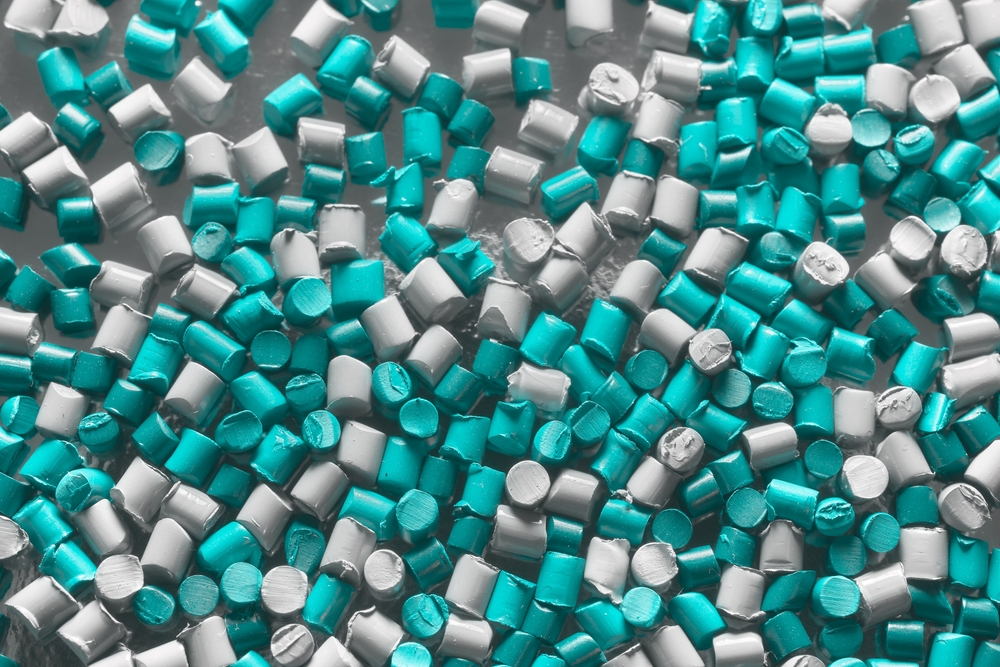 Close,Up,Picture,Of,Color,Masterbatch,Pellets,,Selective,Focus.