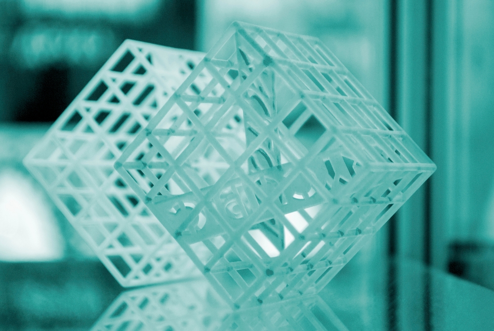 Abstract,Art,Object,Printed,On,3d,Printer,From,Photopolymer.,Sla.