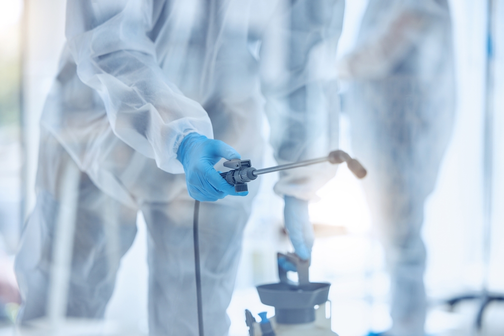 Hospital,,Cleaning,And,People,With,Equipment,In,Disinfection,For,Contamination,